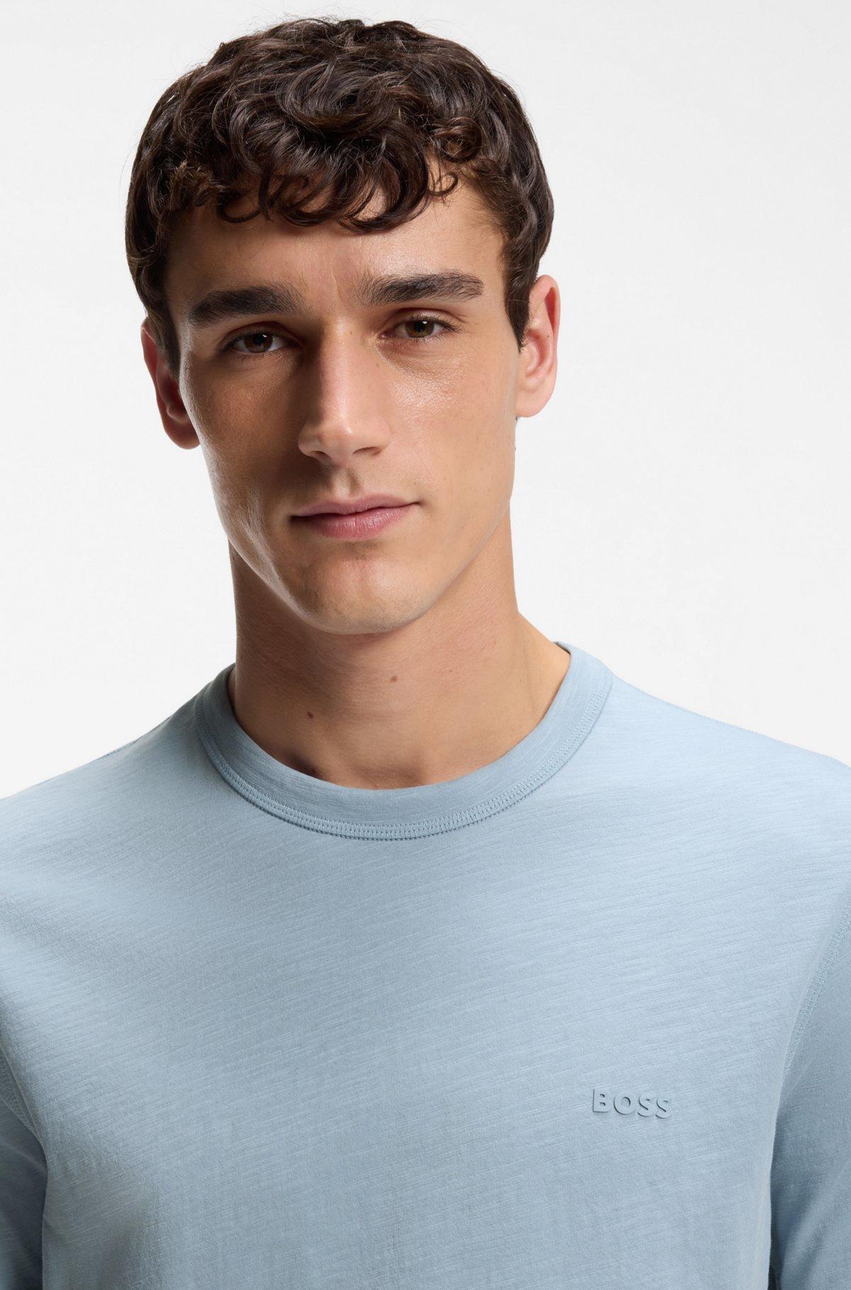 Cotton jersey T-shirt with logo detail Product Image