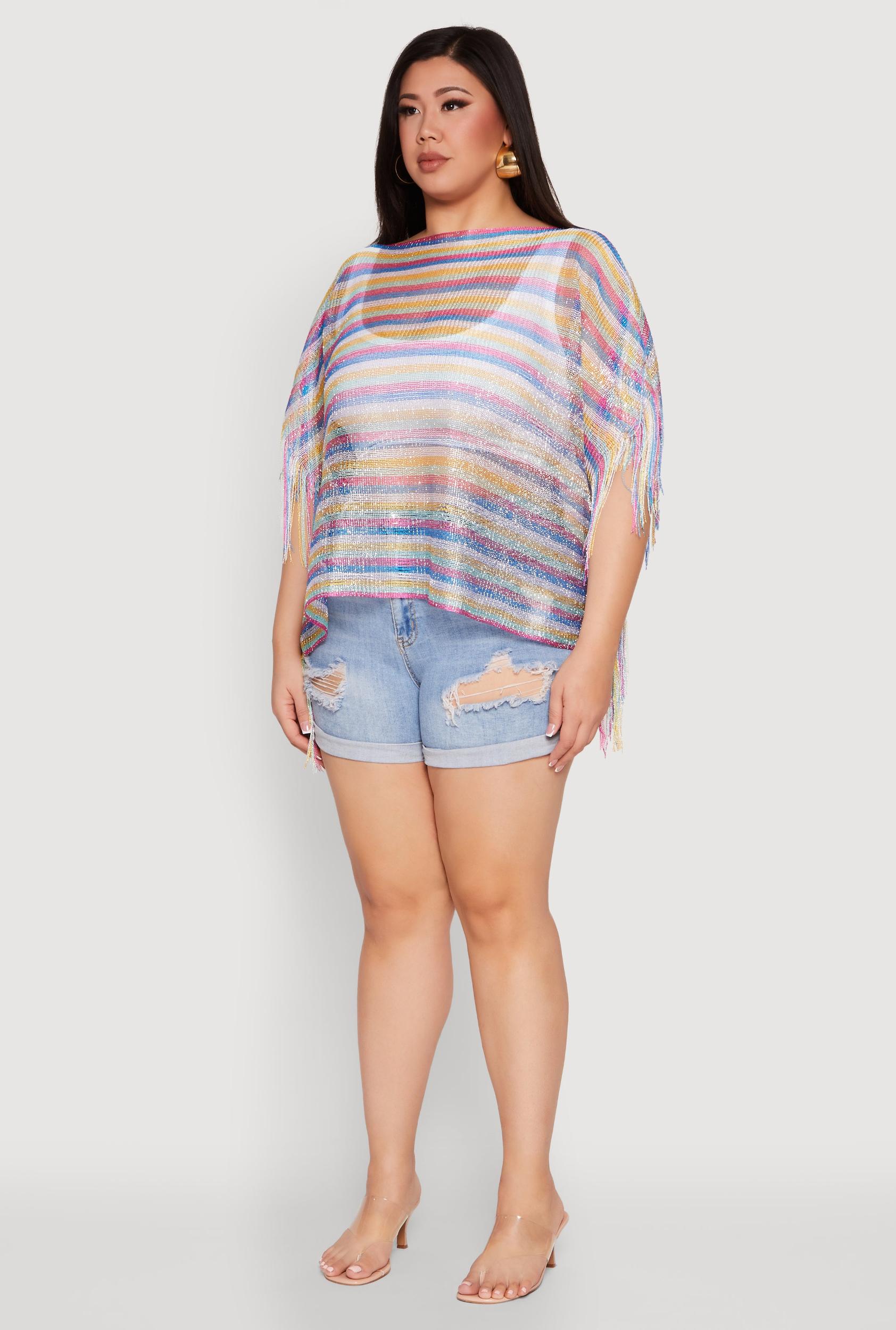Striped Swim Cover Up Female Product Image