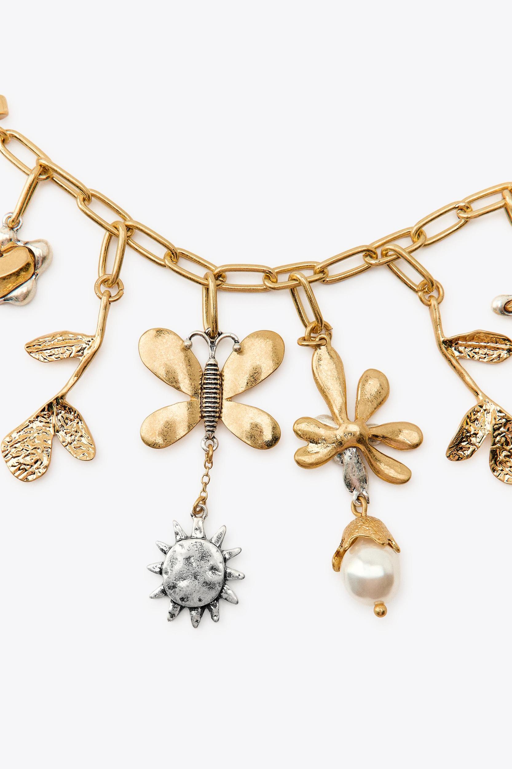 BUTTERFLY CHARM COMBINATION NECKLACE Product Image