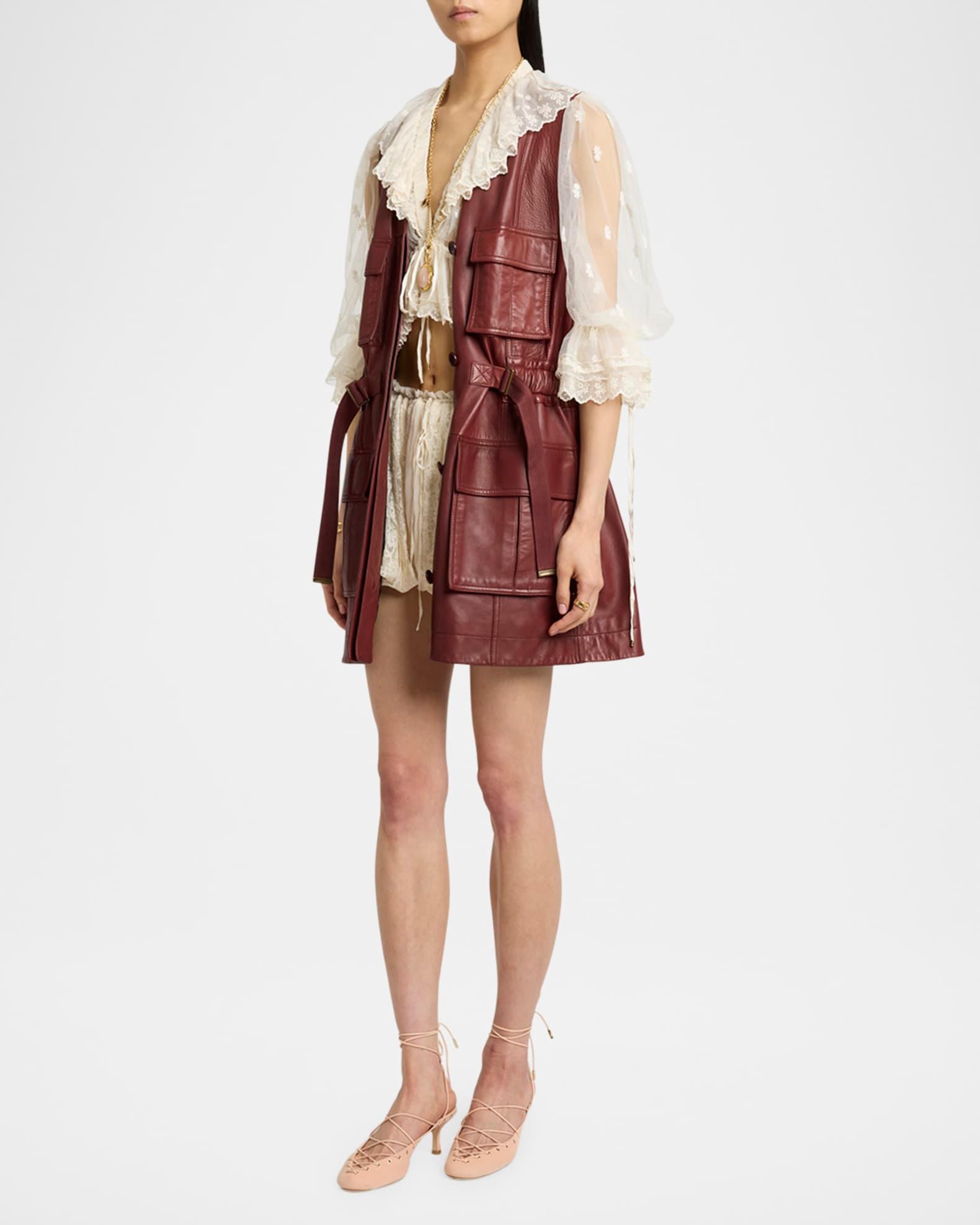 Ghiles Suede Ankle-Wrap Pumps Product Image