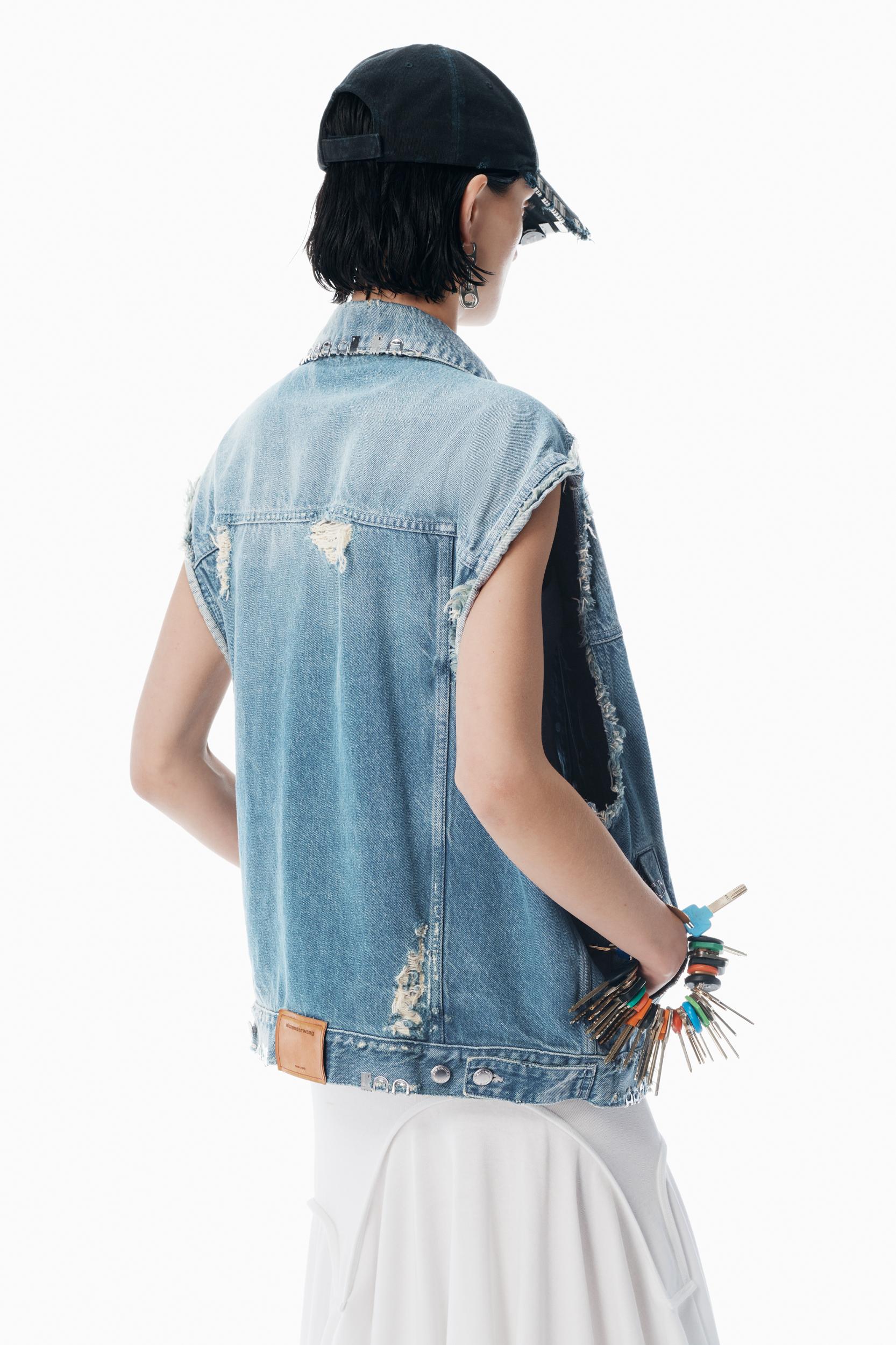 Regen Denim Oversized Vest Product Image