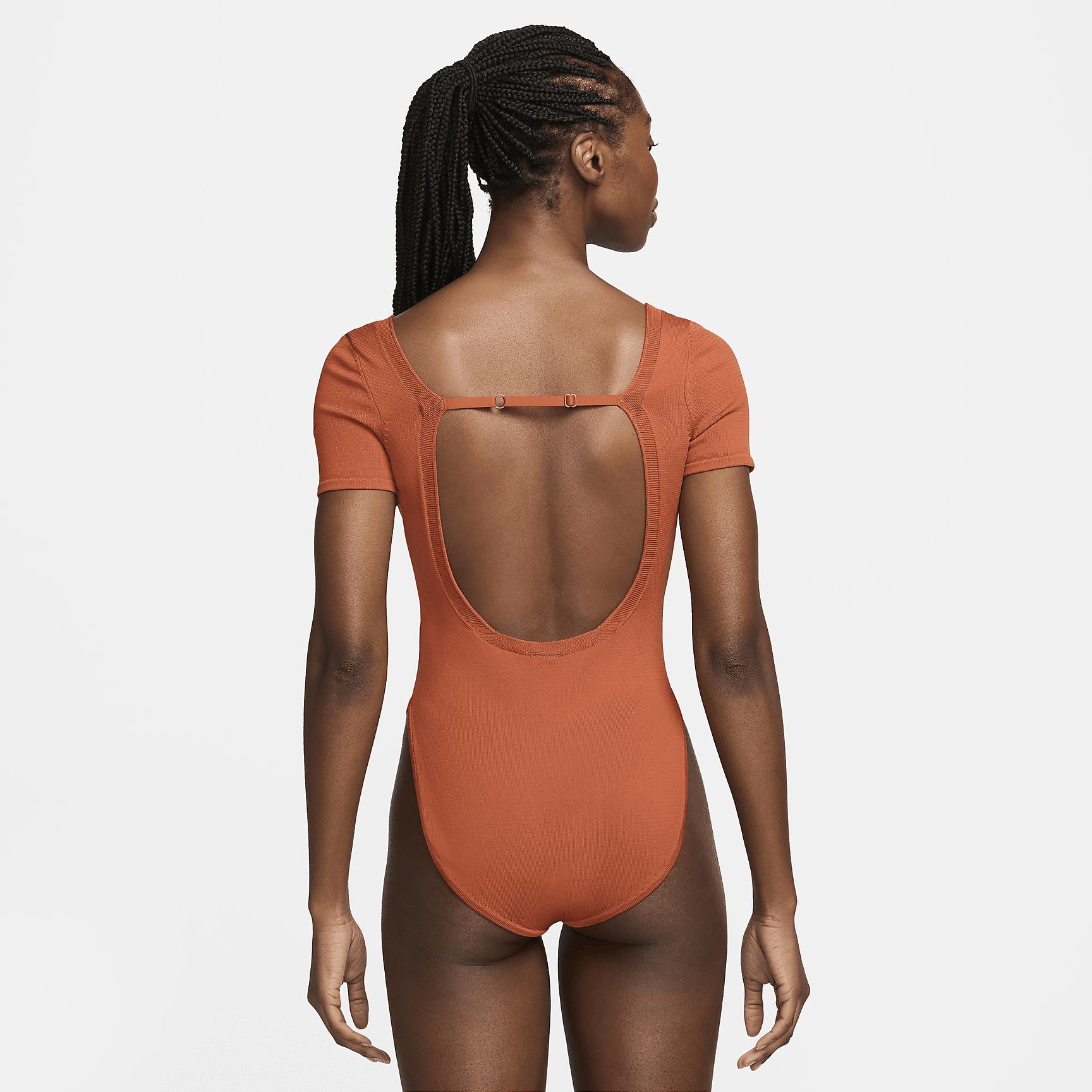 Nike Sportswear Chill Knit Women's Tight Sweater Short-Sleeve Bodysuit Product Image
