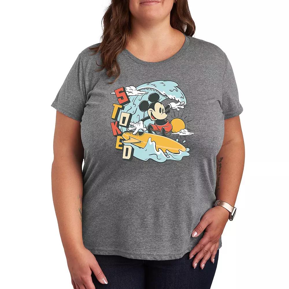 Disney's Mickey Mouse Plus Stoked Graphic Tee, Women's,  Product Image