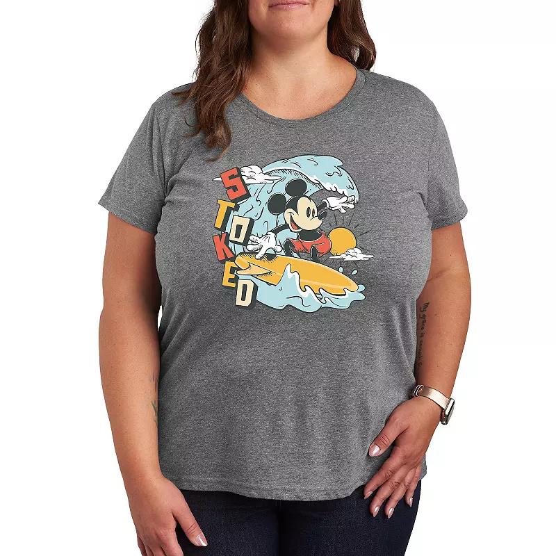 Disney's Mickey Mouse Plus Stoked Graphic Tee, Women's,  Product Image