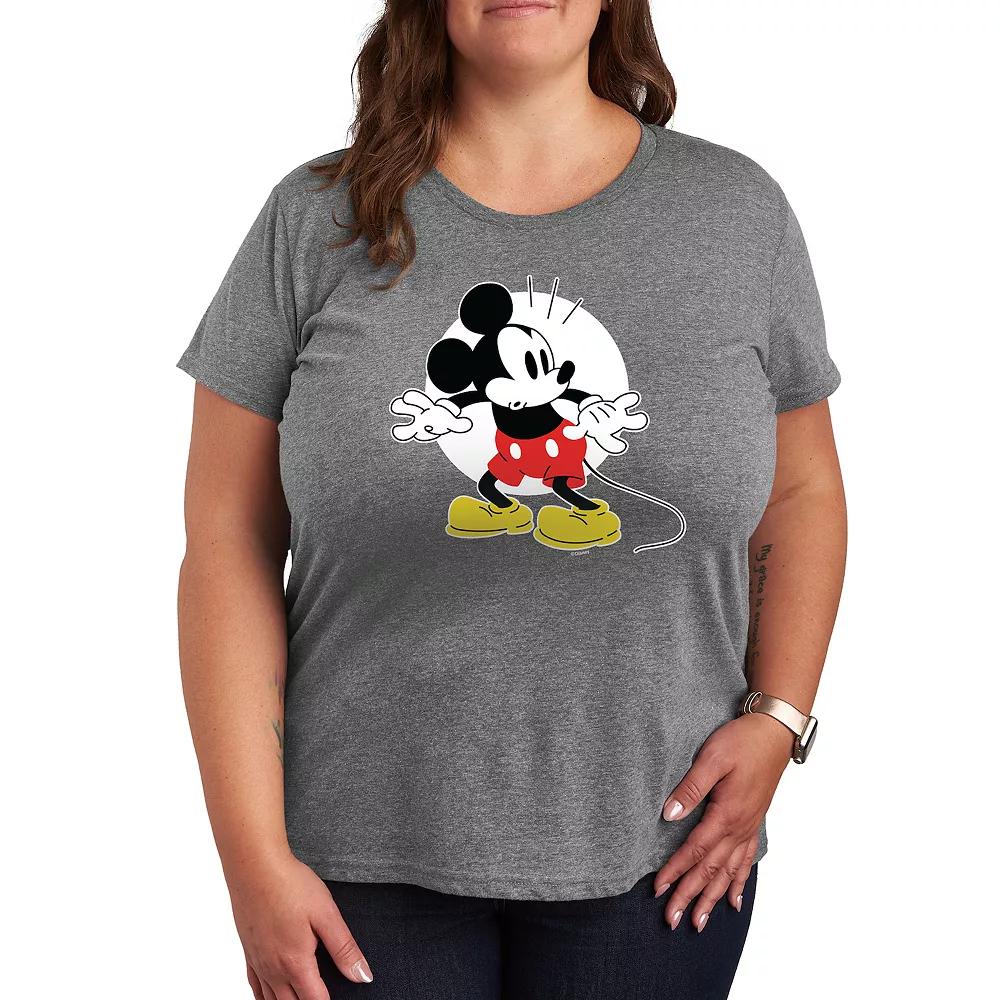 Disney's Mickey Mouse Plus Surprised Graphic Tee, Women's,  Product Image