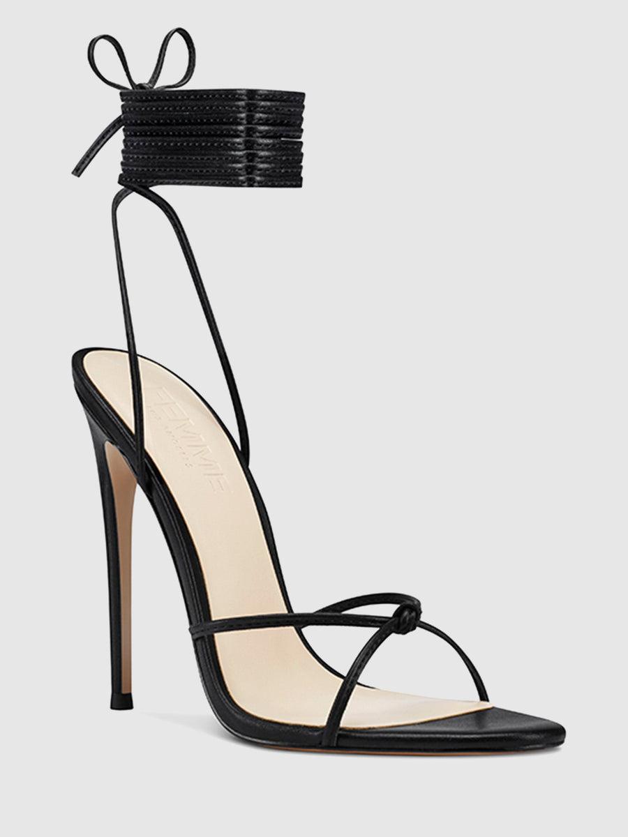 Athens Lace Up - Noir Product Image