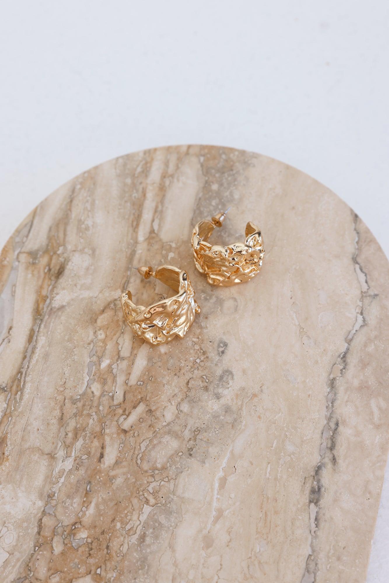 Style Goals Earrings Gold Product Image