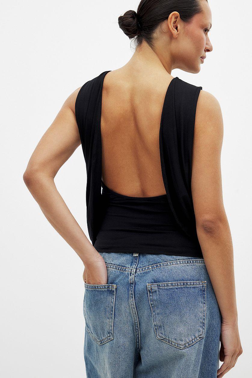 Soft Line Deep Back Top Product Image