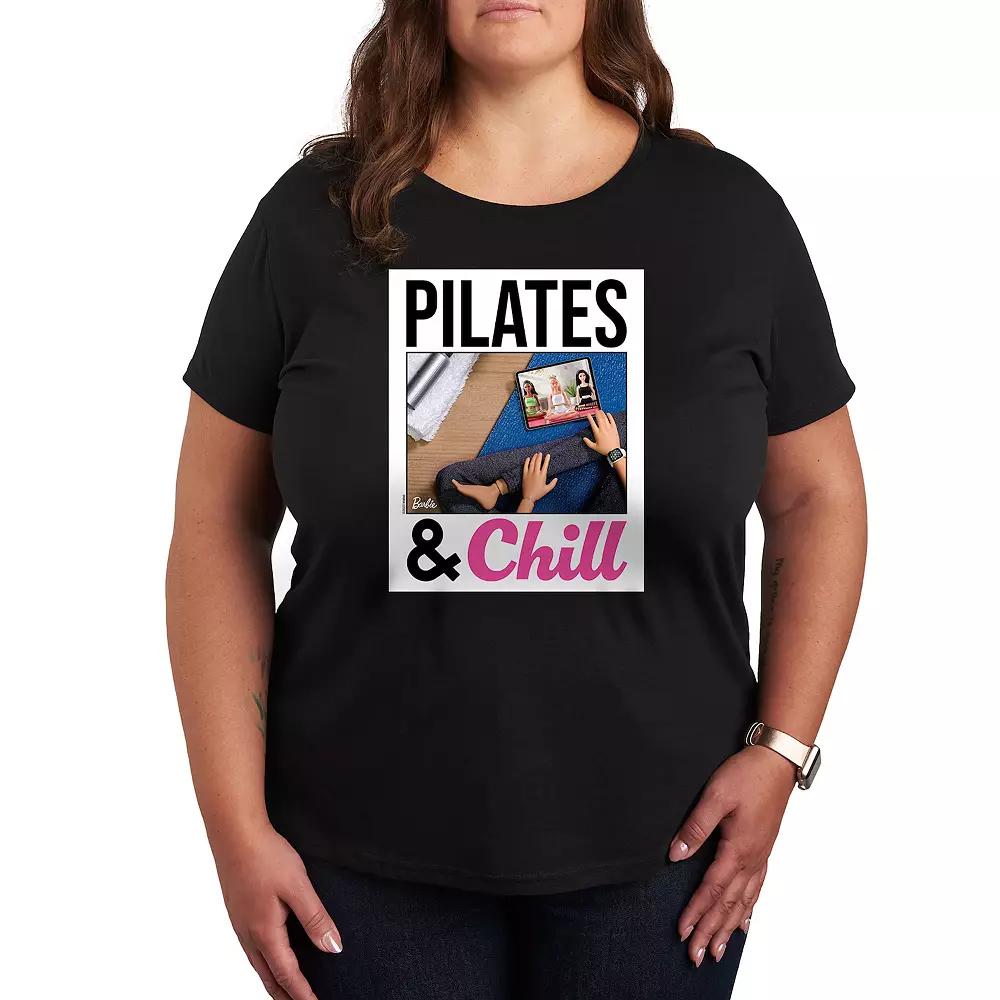 Plus Barbie® Pilates & Chill Graphic Tee, Women's,  Product Image