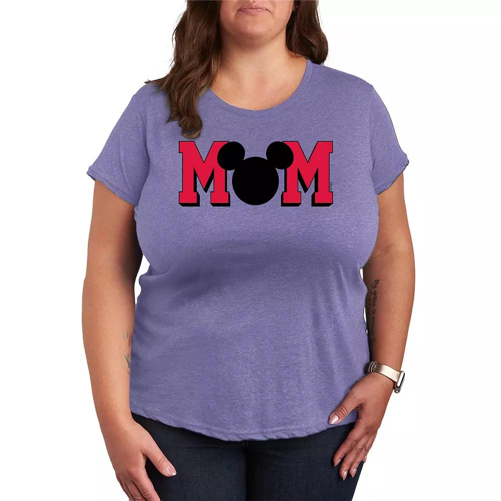 Disney's Mickey Mouse Plus Mom Graphic Tee, Women's,  Product Image