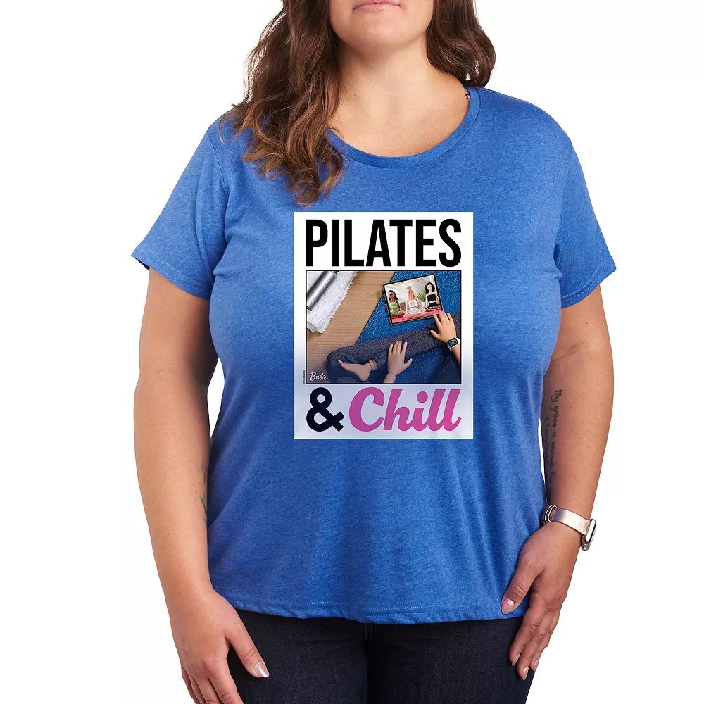 Plus Barbie® Pilates & Chill Graphic Tee, Women's,  Product Image