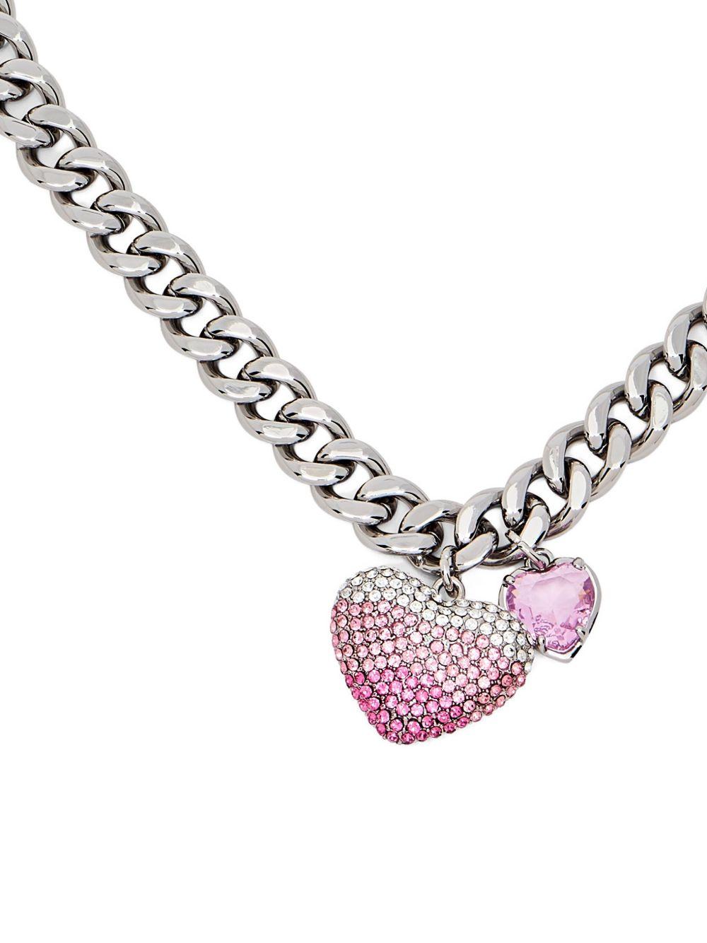 The Pave Ballon Heart necklace Product Image