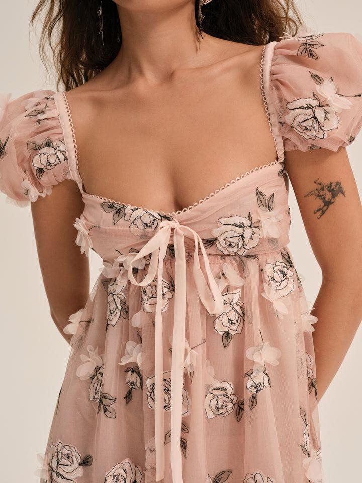 Blushing Rose Maxi Dress — Blush Product Image