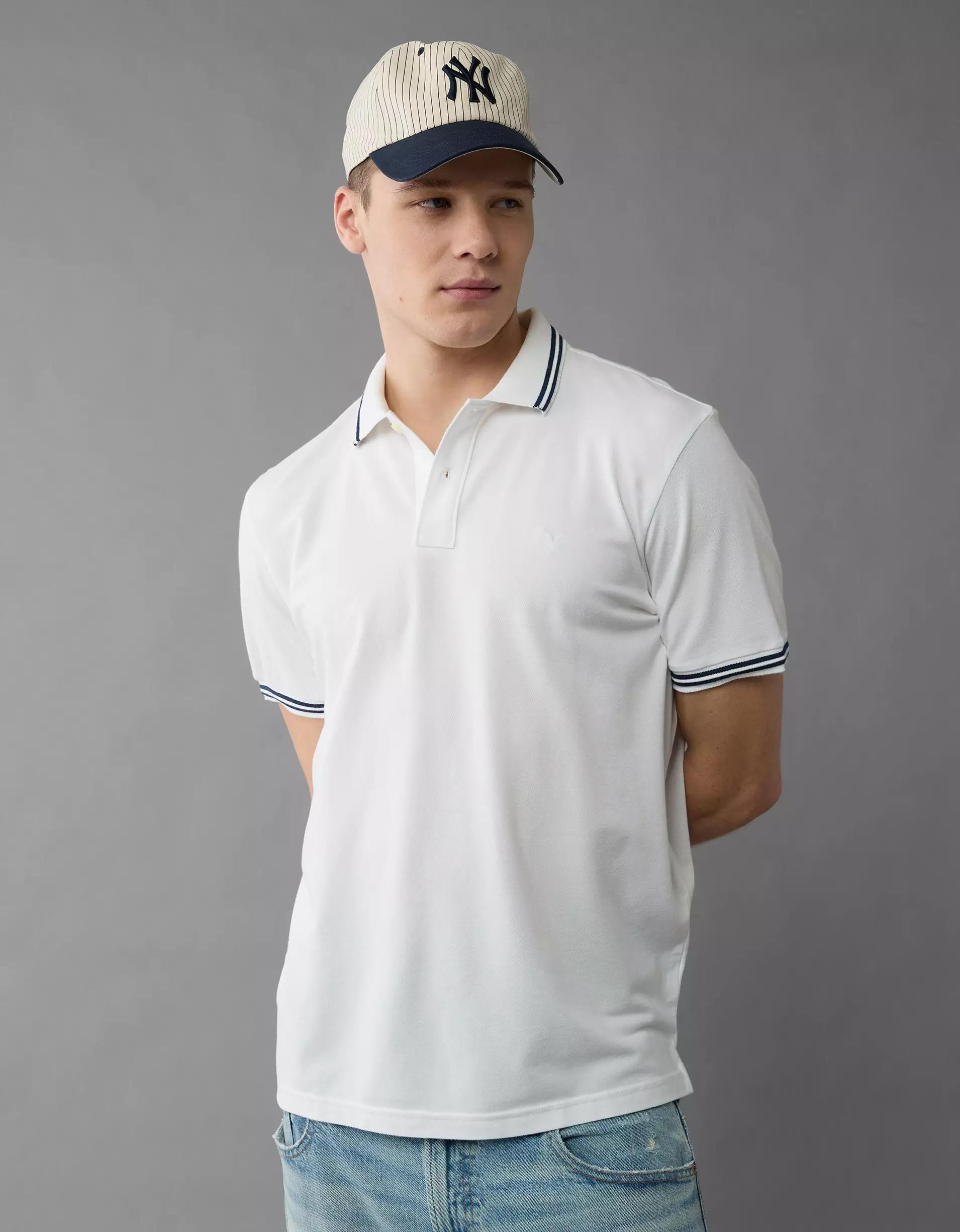 AE Club Pique Polo Shirt Product Image