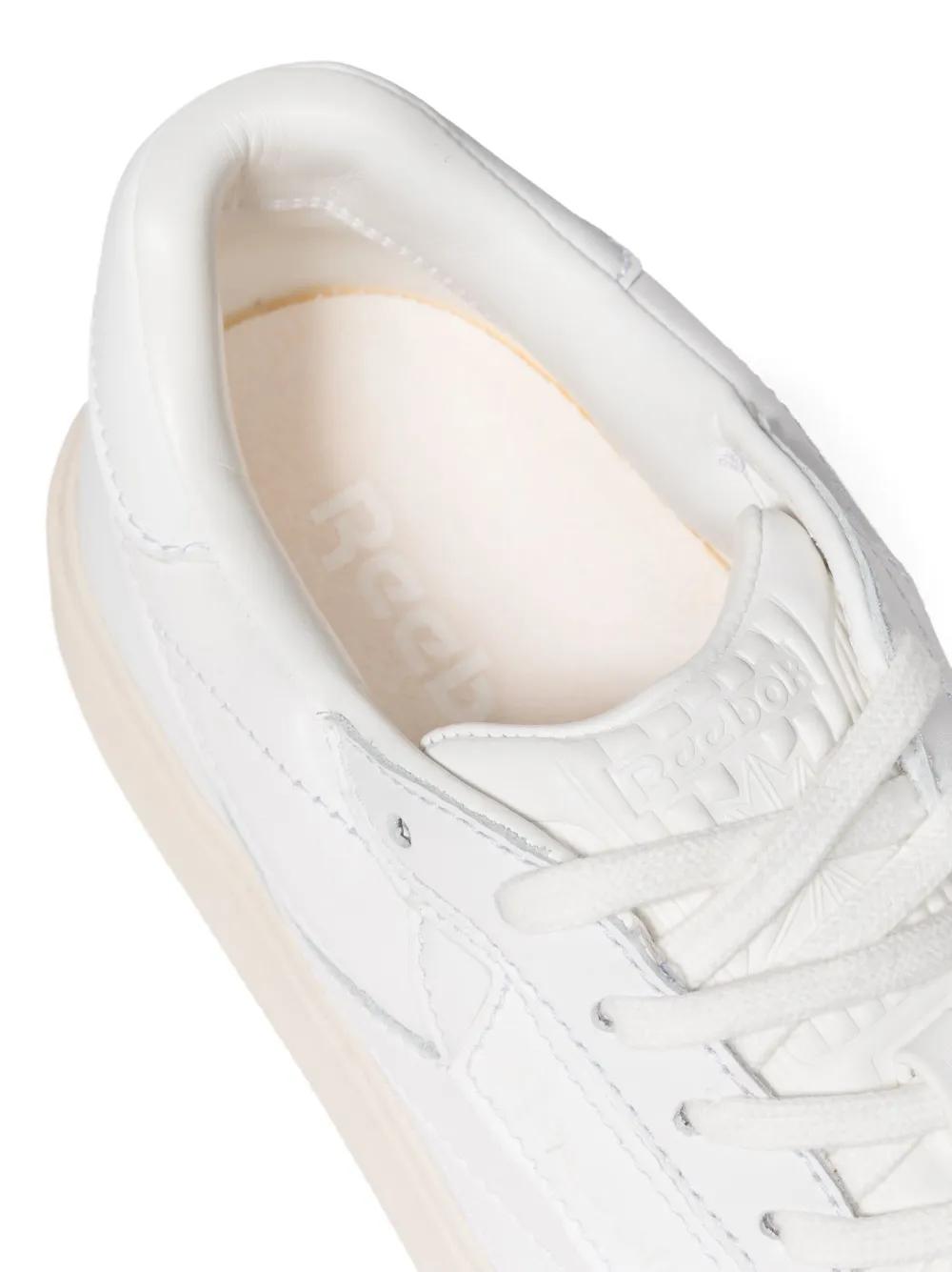 Club C Ltd "White" leather sneakers Product Image