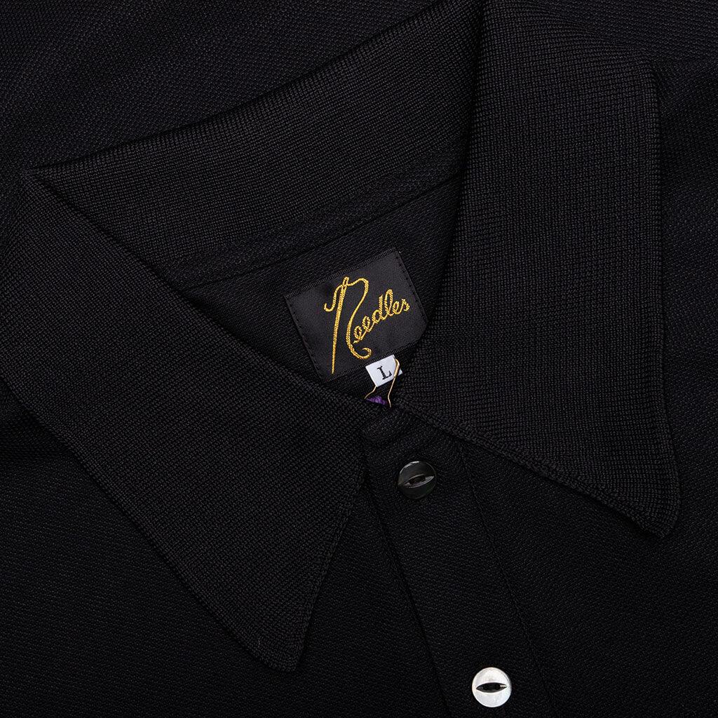 S/S Polo Shirt - Black Male Product Image
