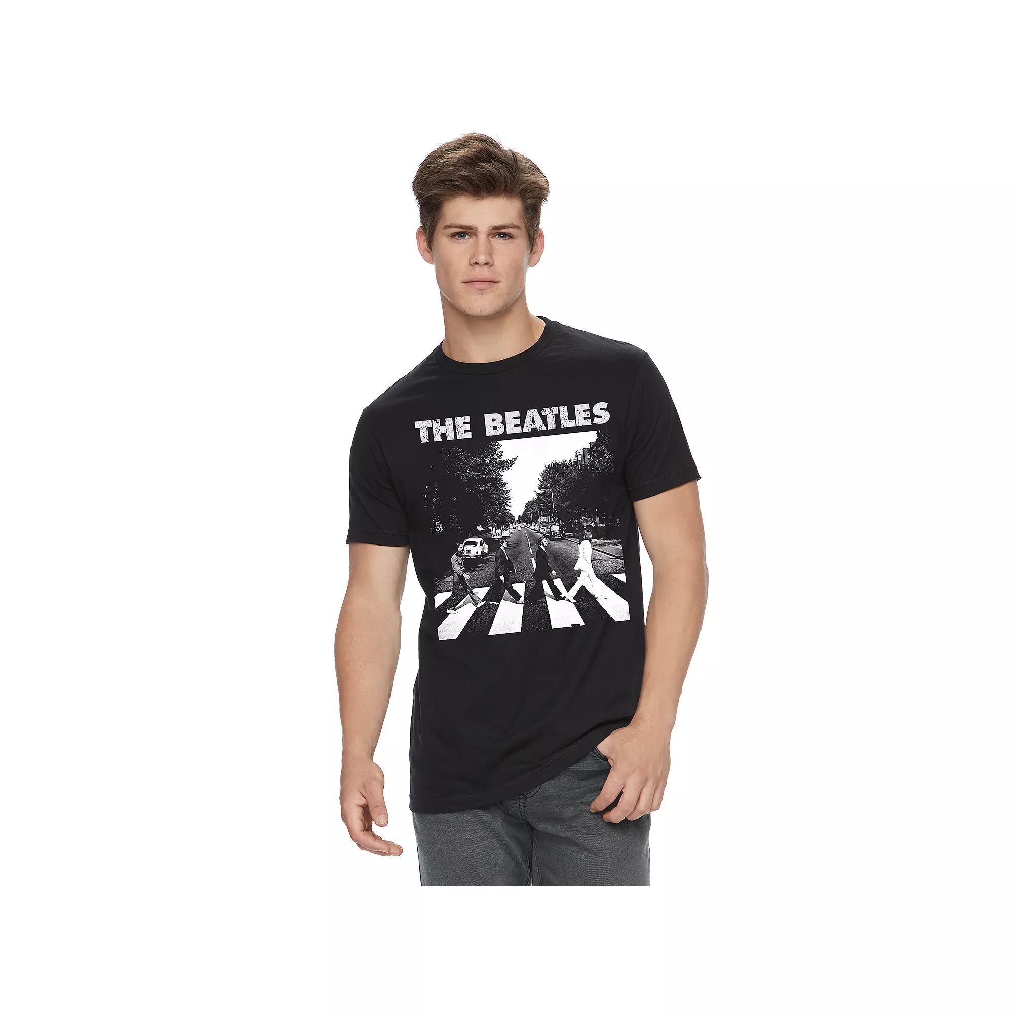 Men's Beatles Abbey Road Tee, Size: XXL, Black Product Image