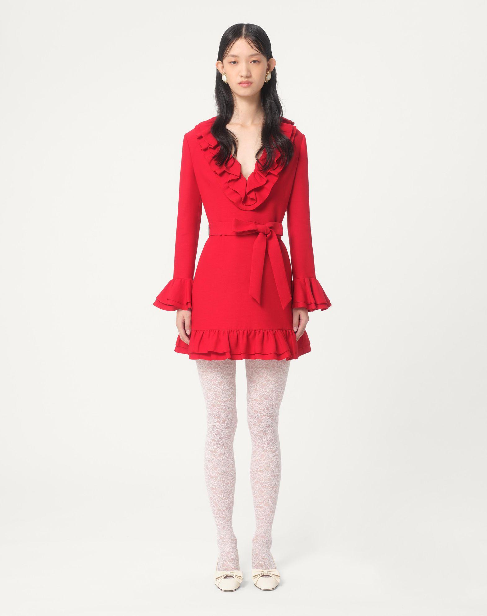 Crepe Couture Short Dress  Product Image