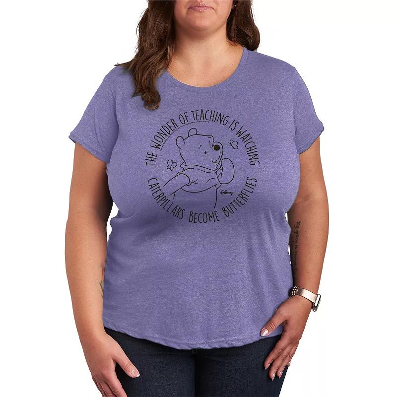 Disney's Winnie The Pooh Teaching Graphic Tee, Women's,  Product Image