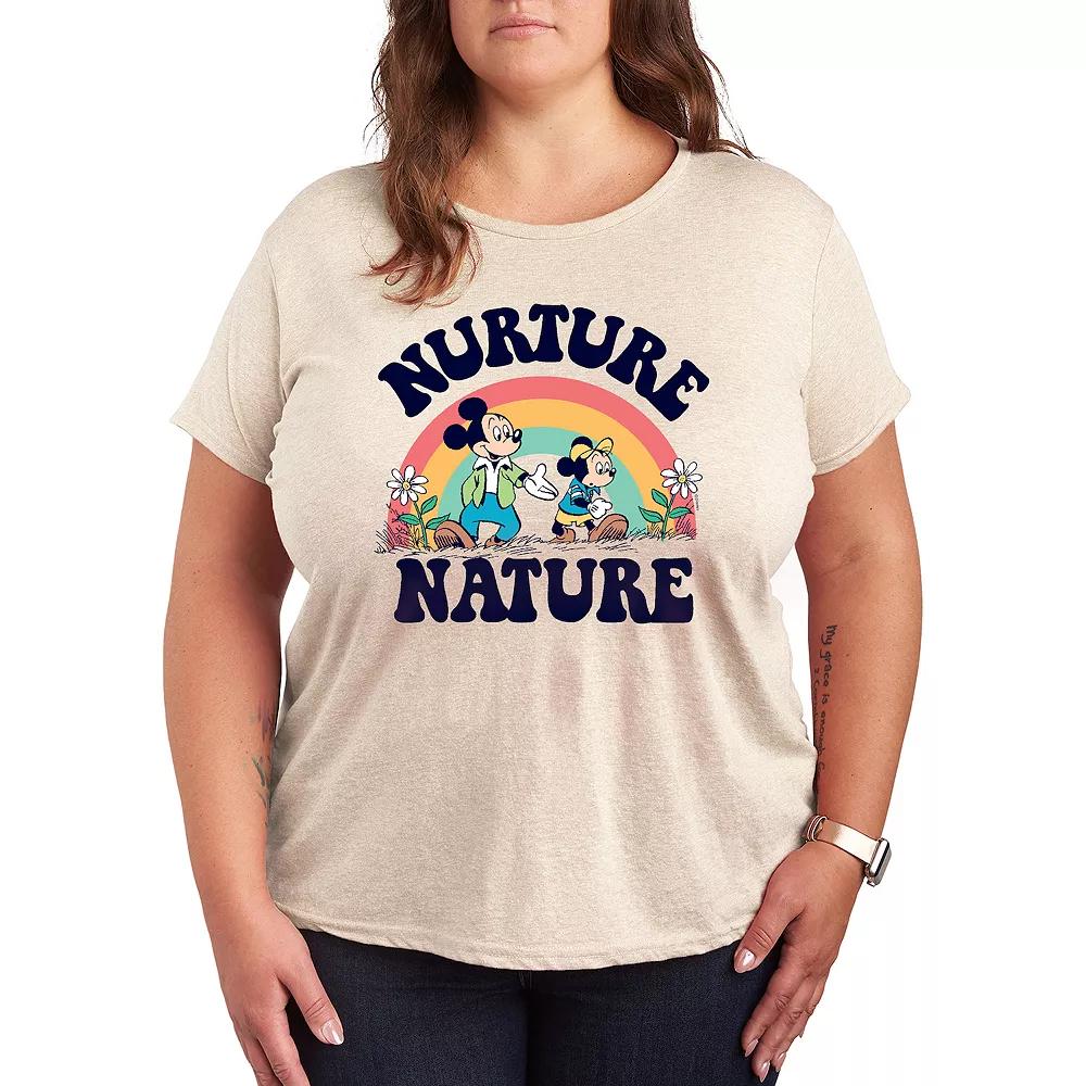 Disney's Mickey Mouse Plus Nurture Nature Graphic Tee, Women's,  Product Image
