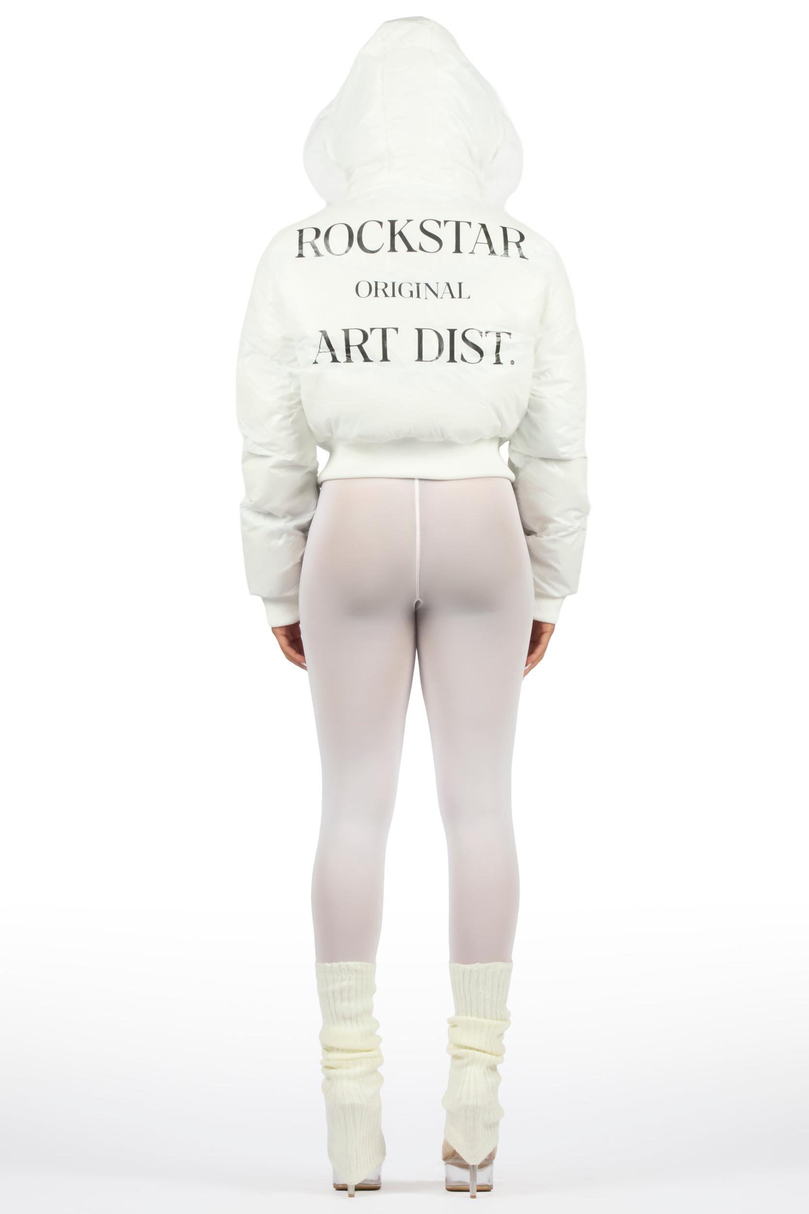 Destina White Puffer Jacket Female Product Image