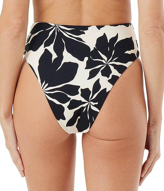Roxy Hang Loose Reversible Print High Waist Swim Bottom Product Image