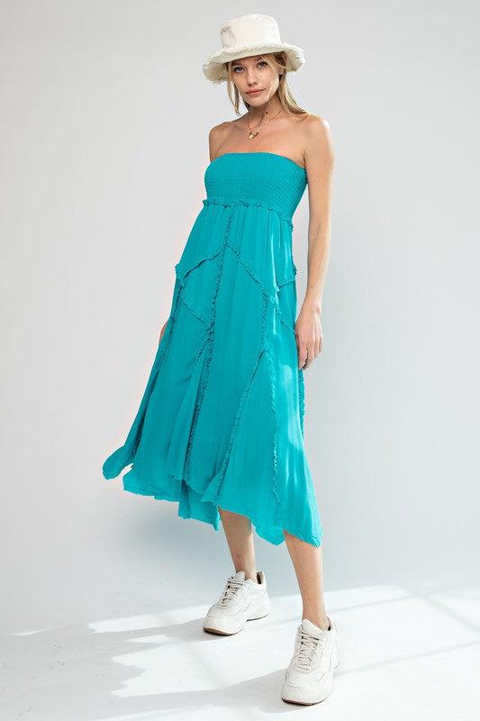Flowy Ruffle Maxi Skirt & Dress Product Image