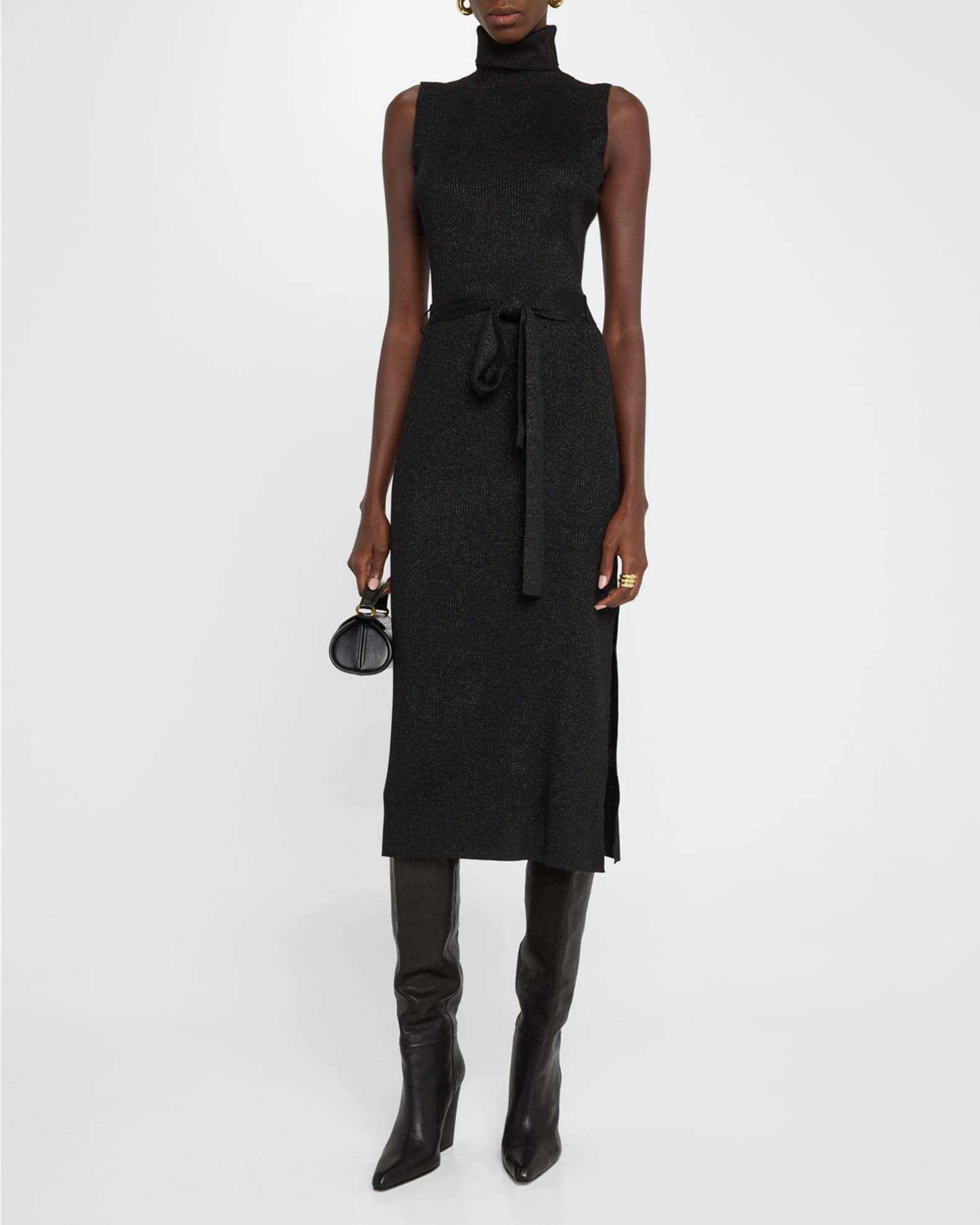 Zoelle Sparkly Sleeveless Sweater Dress Product Image