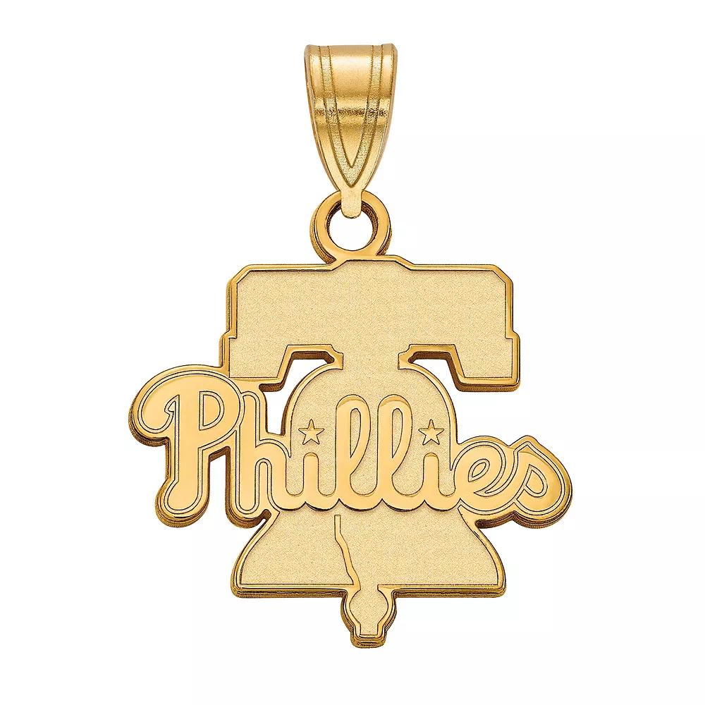 LogoArt Sterling Silver Philadelphia Phillies Medium Pendant, Women's, Size: 23 mm Product Image