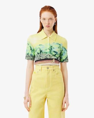 Runway Graphic Slim Fit Polo Product Image