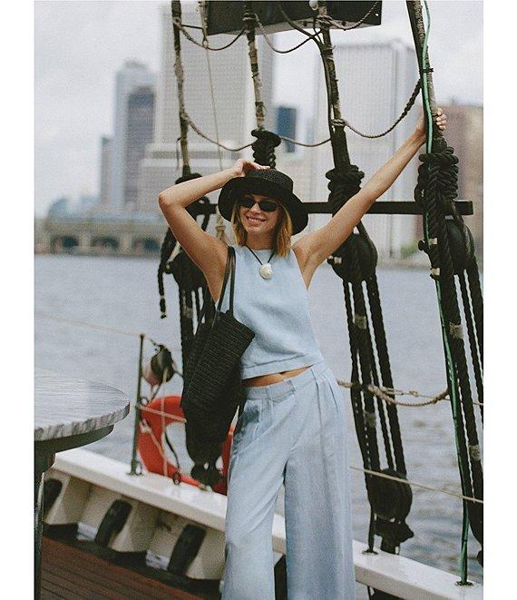 French Connection Birdie Linen Trouser Coordinating Pants Product Image