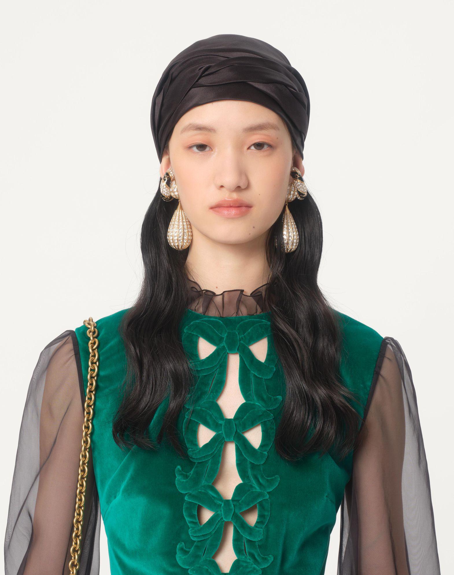 Short Embroidered Organza Dress Product Image