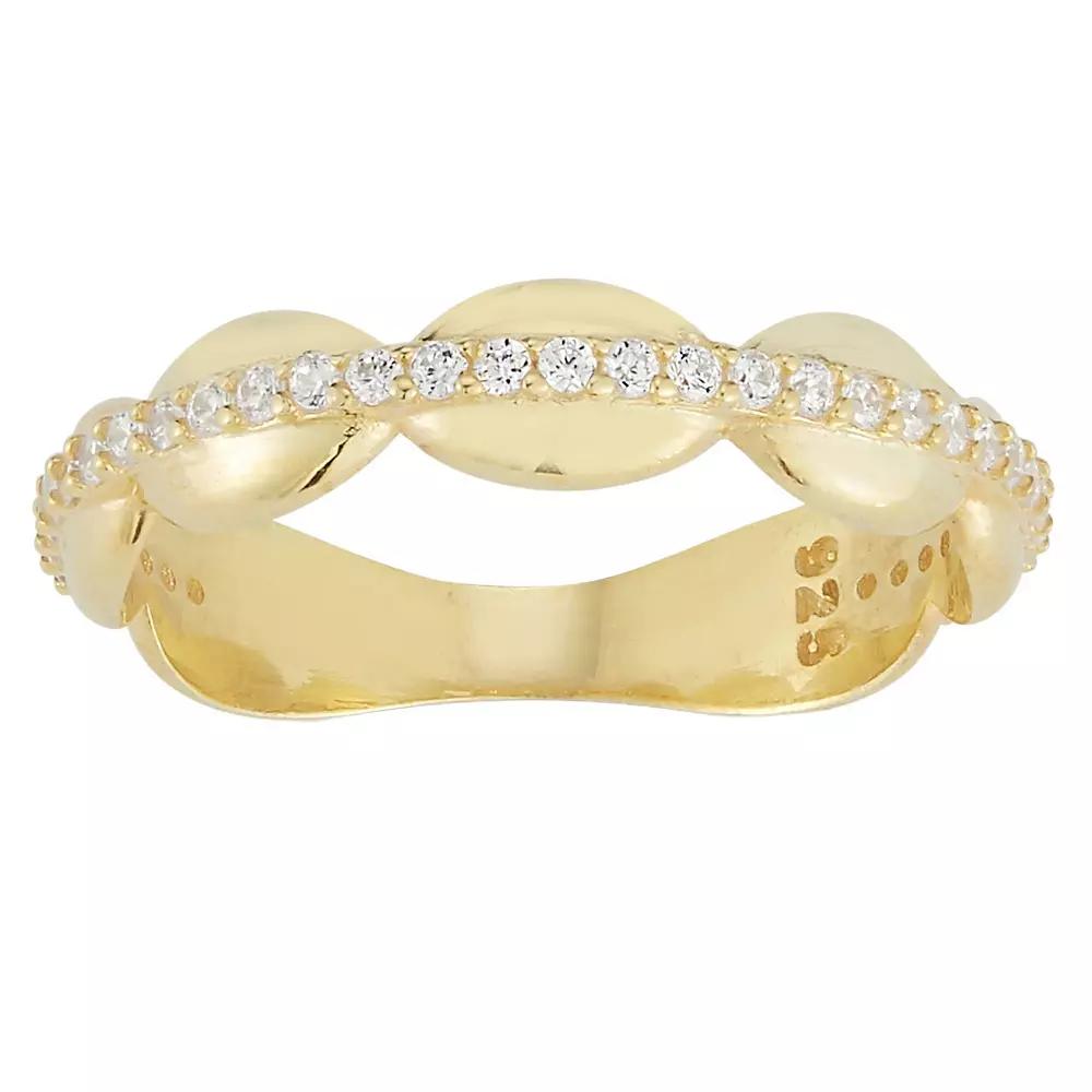 Sunkissed Sterling Cubic Zirconia Bubble Ring, Women's,  Product Image