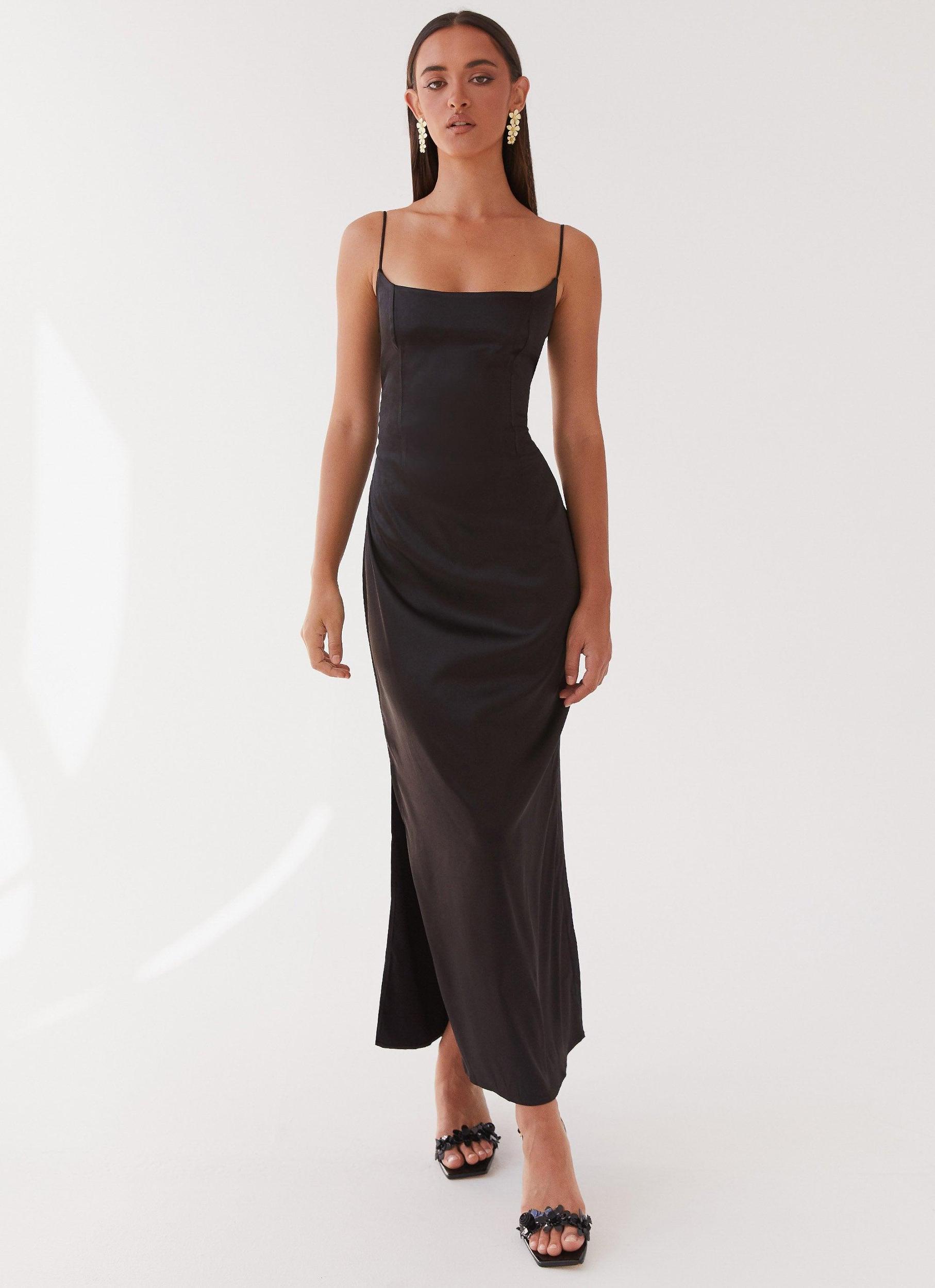 Close To You Maxi Dress - Black Product Image