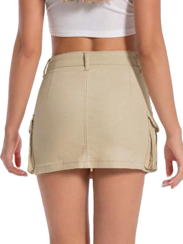 Multi Pocket Mini Skirt Product Image
