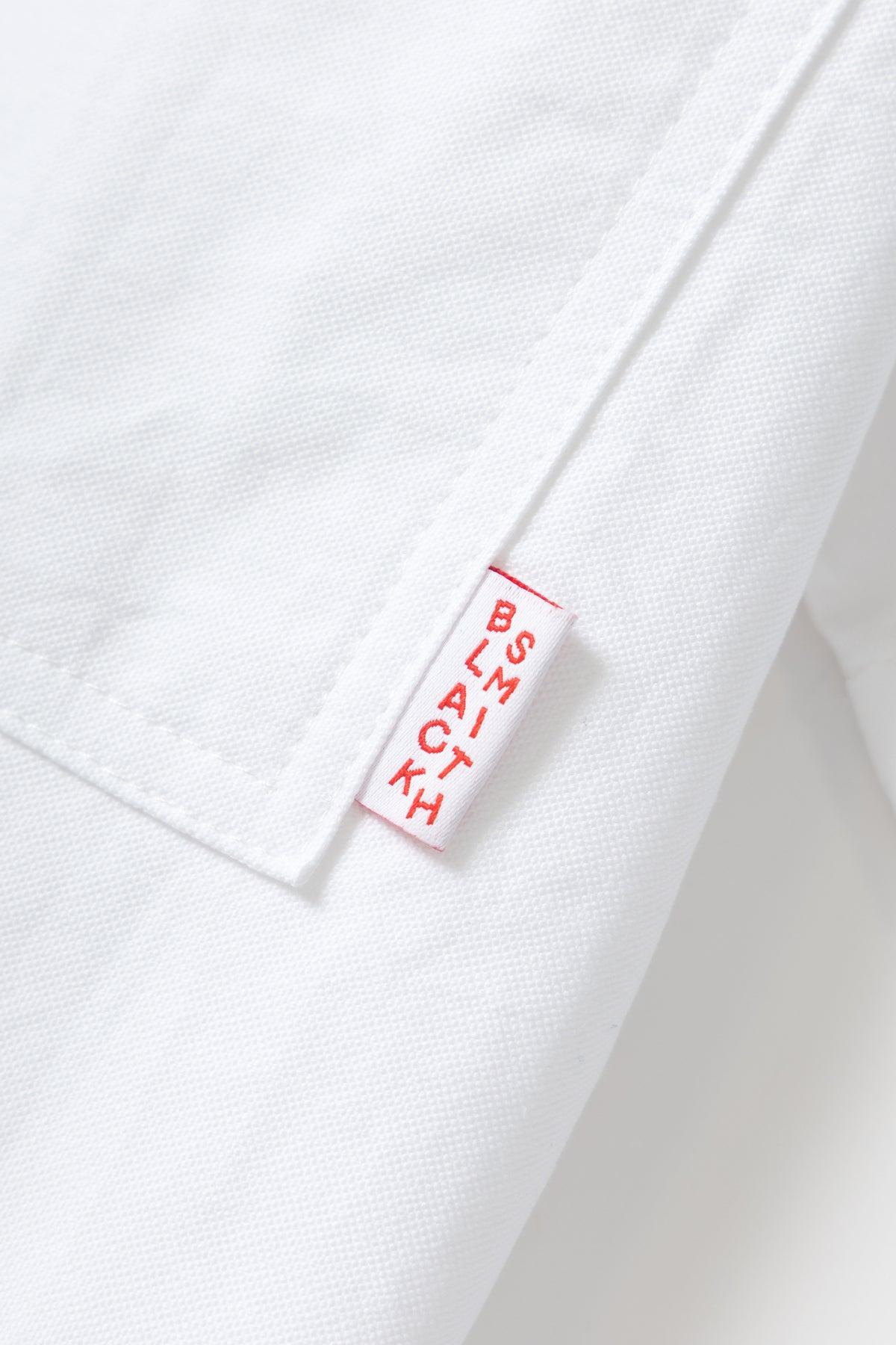 Blacksmith - 'Boxford' Short Sleeve Utility Shirt - White Product Image