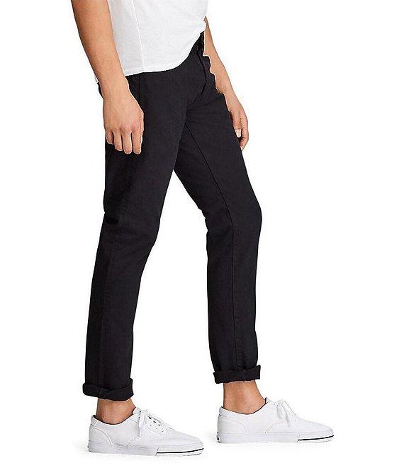 Polo Ralph Lauren Sullivan Slim-Fit Stretch Hudson Black Jeans Product Image