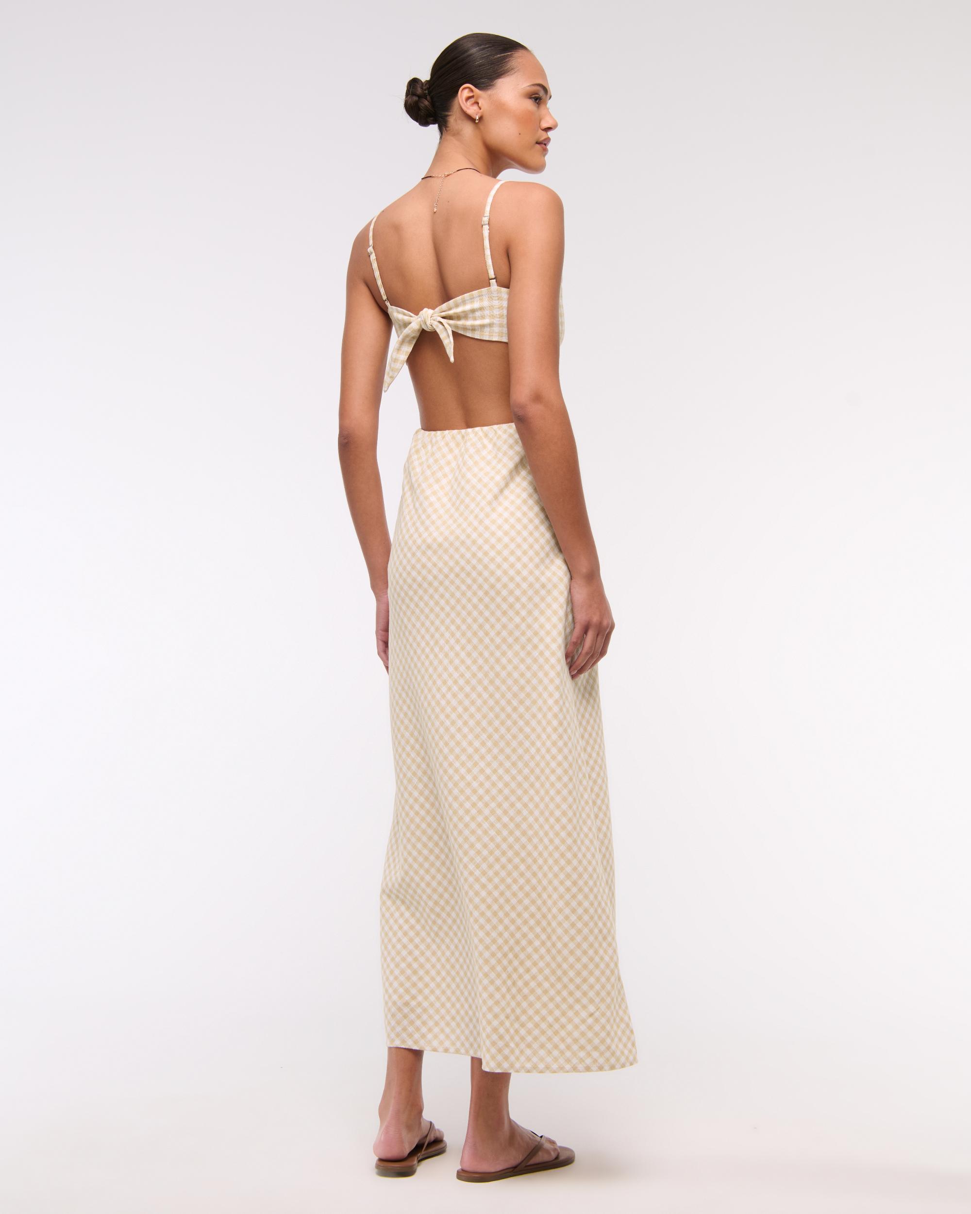The A&F Julia Slip Cutout Maxi Dress Product Image