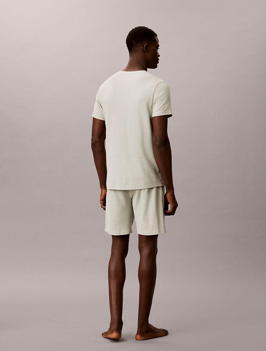 Waffle Knit Sleep Shorts Product Image
