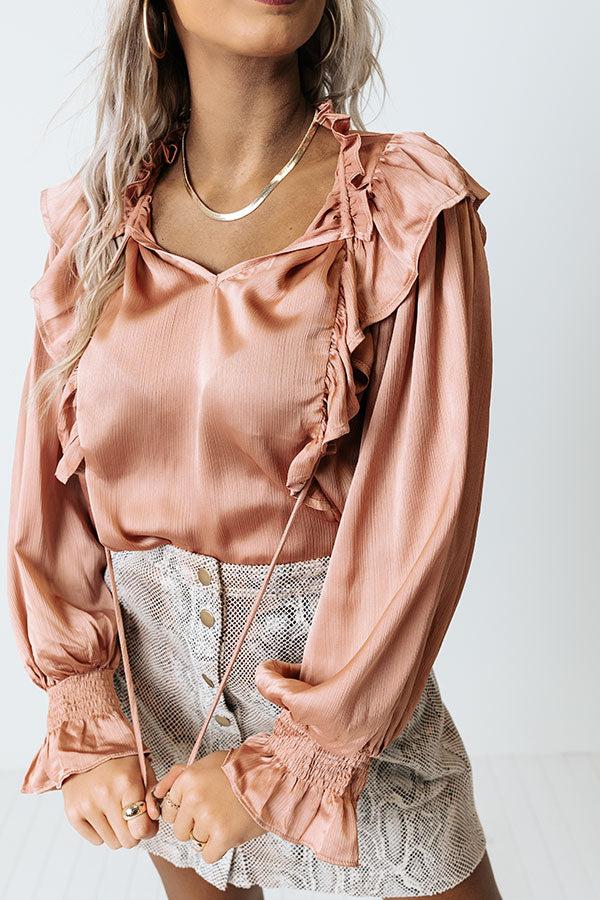 Grand Avenue Shift Top In Light Rustic Rose Product Image