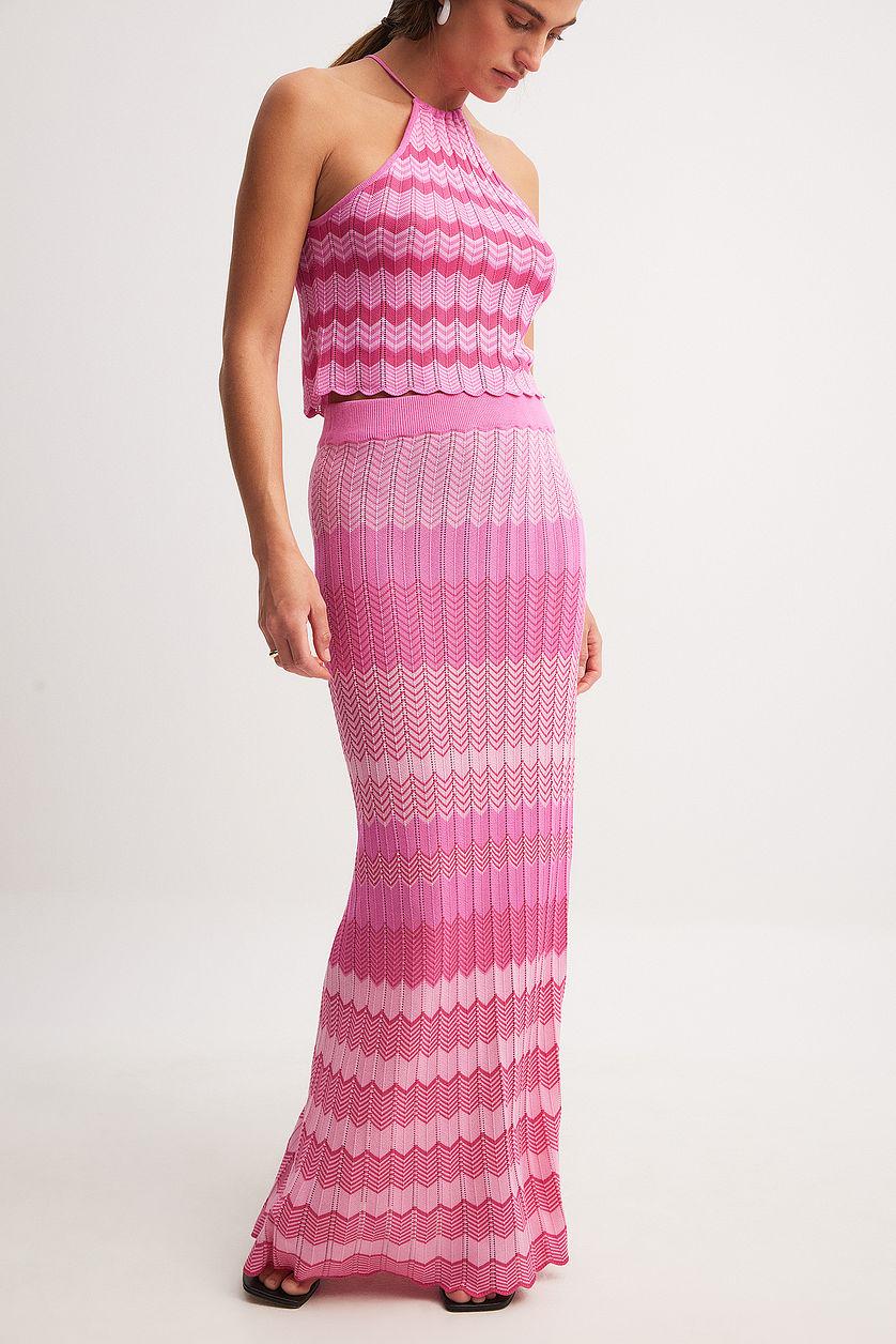 Fine Knitted Maxi Skirt Product Image