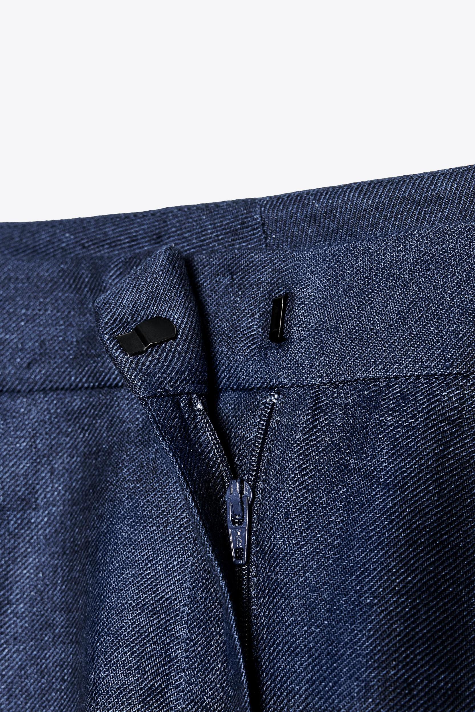 ZW COLLECTION LIMITED EDITION 100% LINEN PANTS Product Image