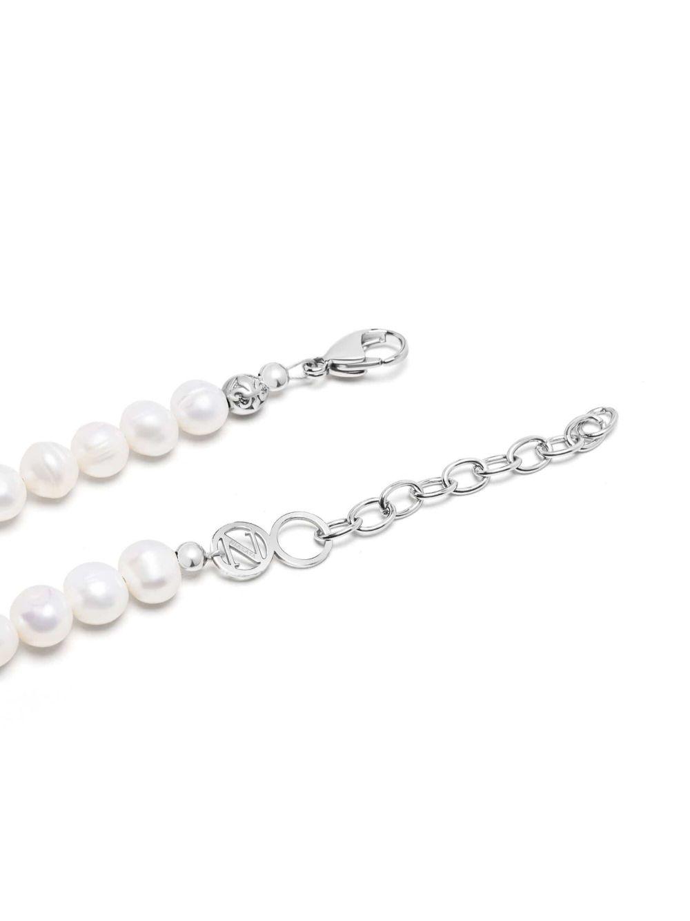 cross-pendant pearl necklace Product Image