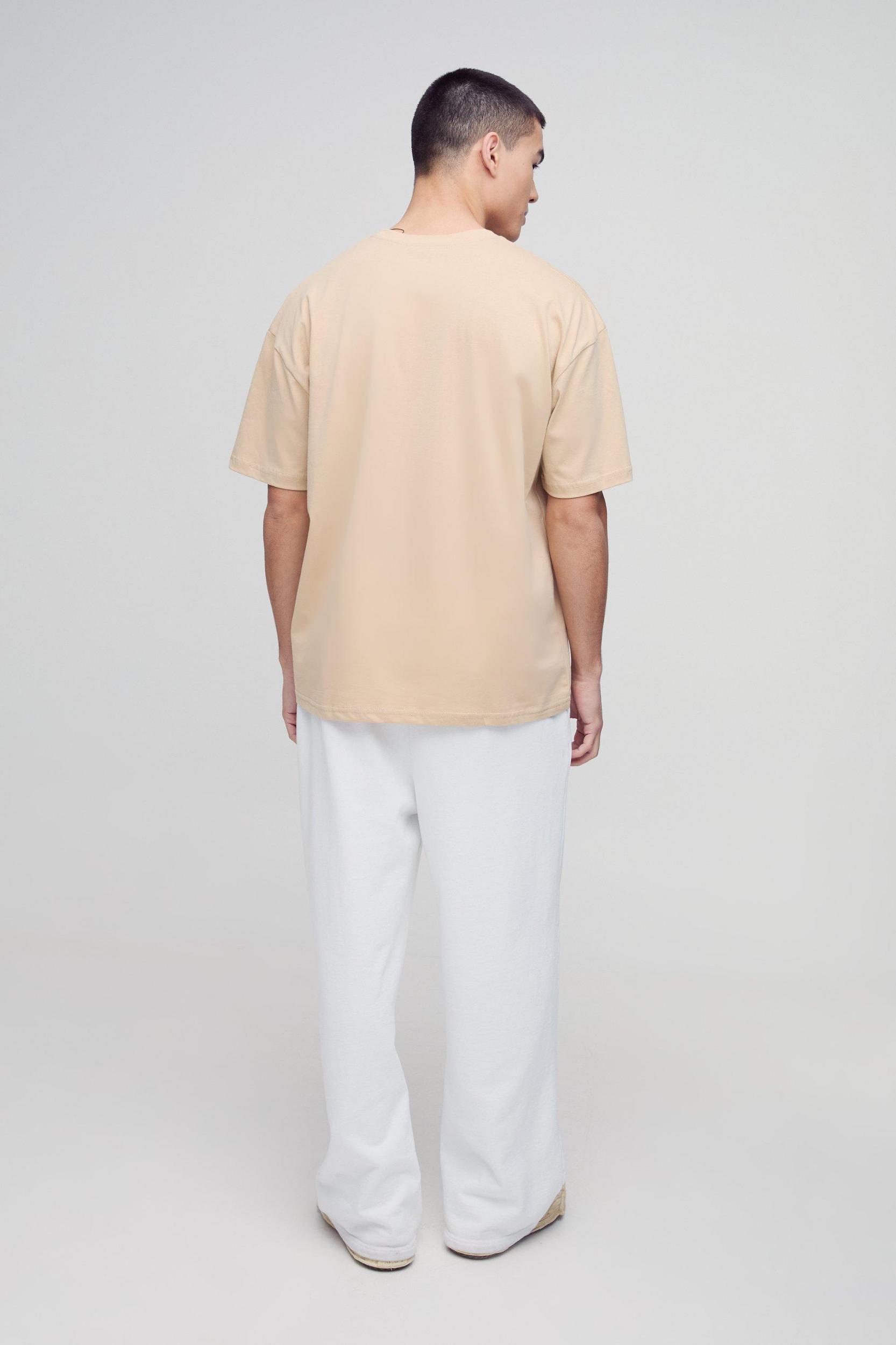Oversized Basic Crew Neck T-shirt | boohooMAN USA Product Image