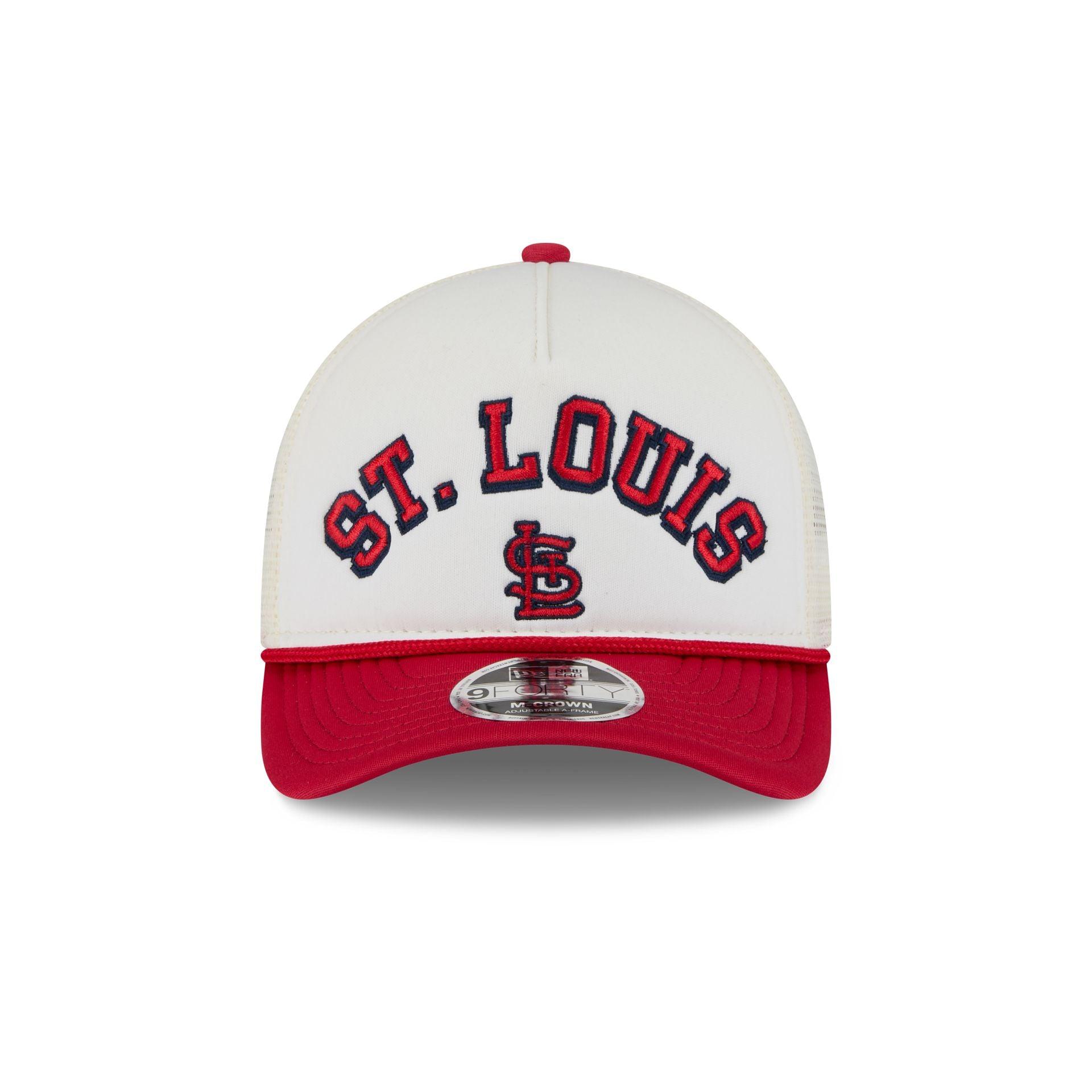 St. Louis Cardinals Chrome Arch 9FORTY M-Crown A-Frame Trucker Hat Male Product Image