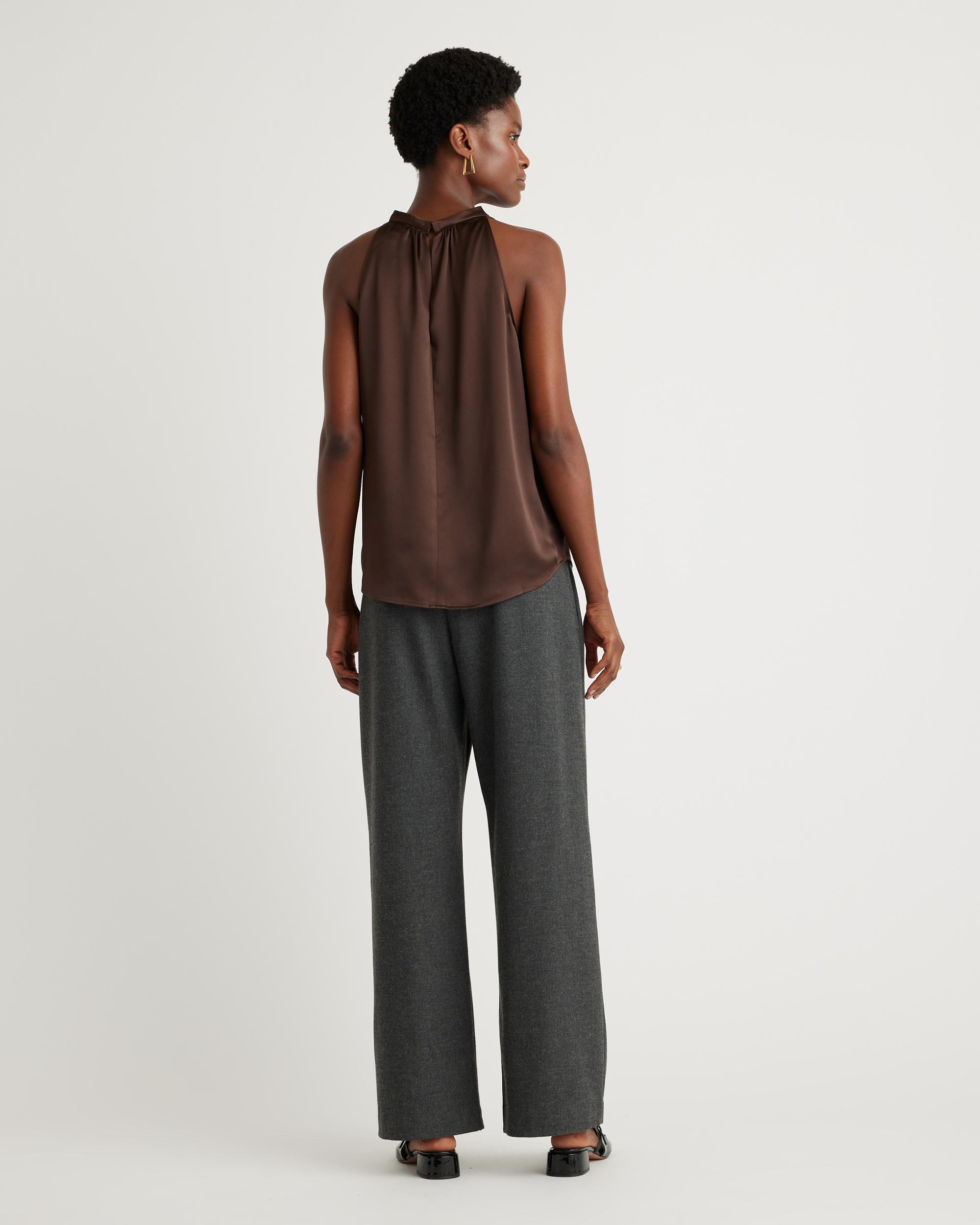 Quince | Women's Halter Top Silk Product Image