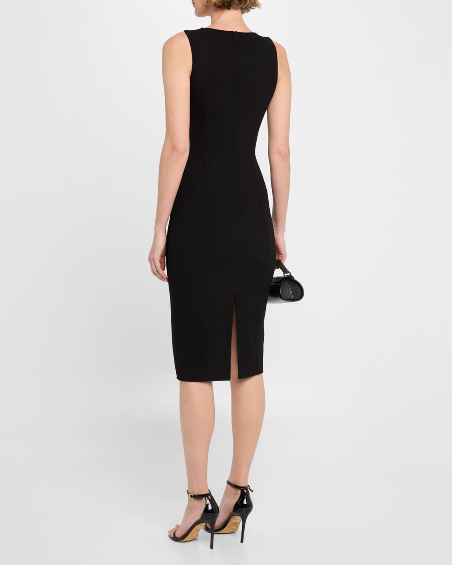 Sleeveless Sheath Wool-Blend Dress Product Image