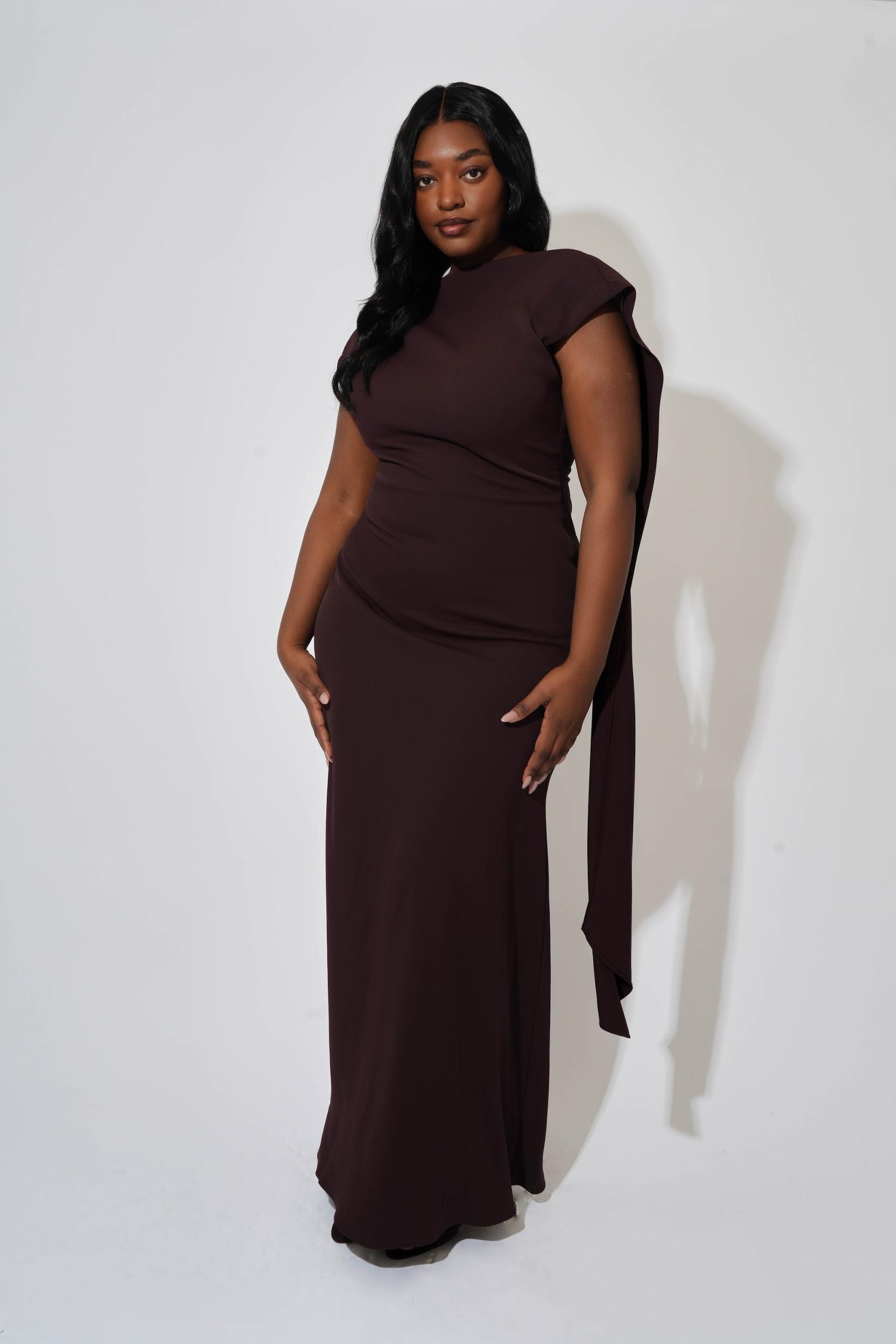 Drape Maxi Dress Product Image