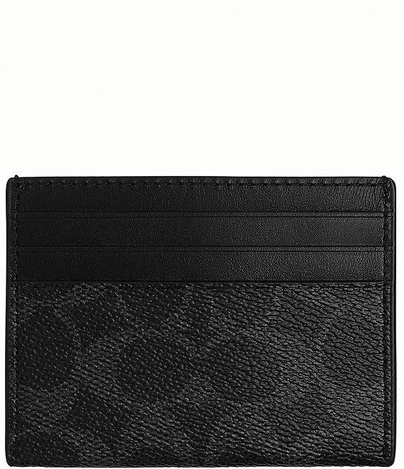 COACH Men's Signature Flat Card Case Product Image