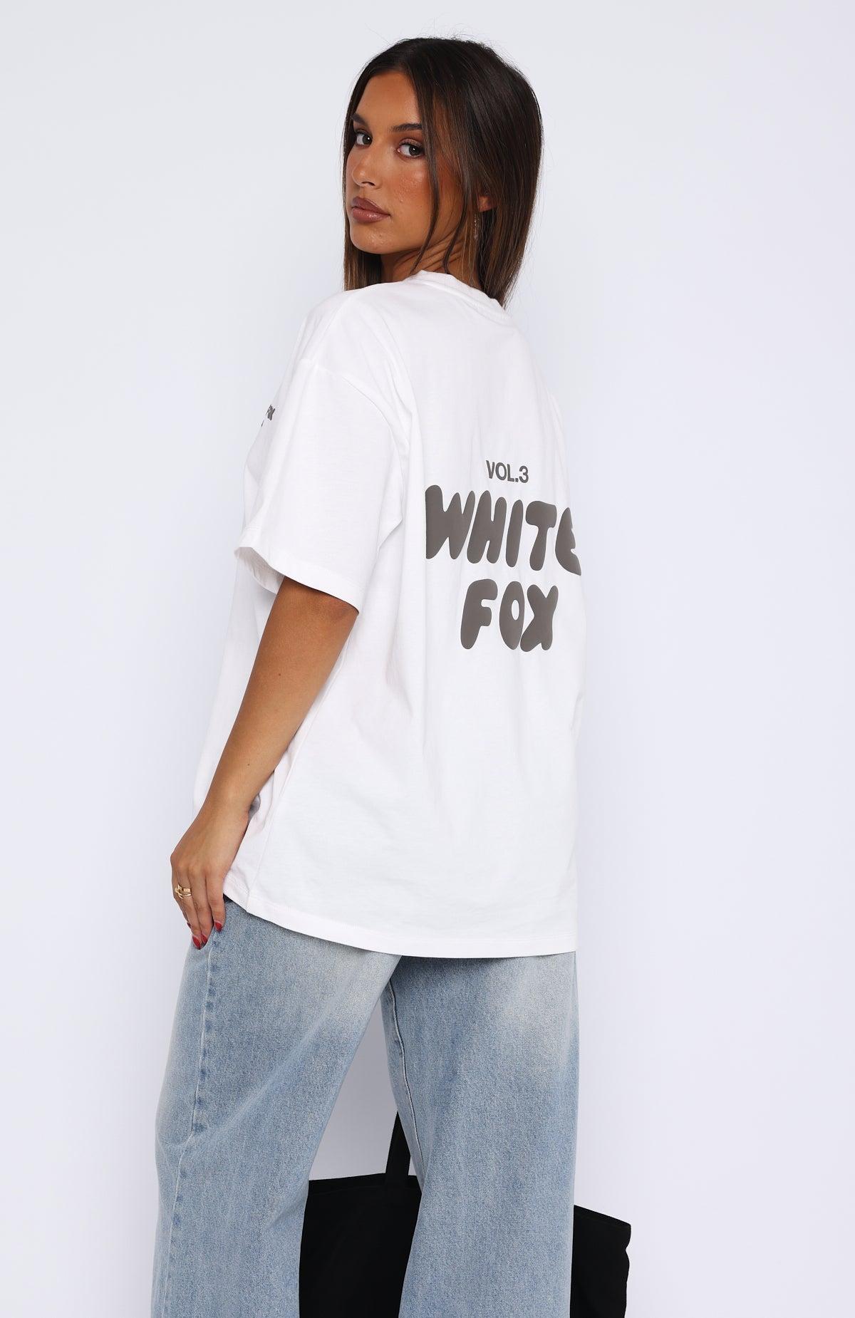 Offstage Back Graphic Oversized Tee White Product Image